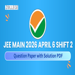 JEE Mains 2026 April 6Â Shift 2Â Question Paper with Solution PDF